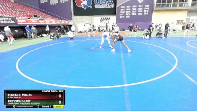 165 lbs Cons. Round 4 - Terence Willis, Black Ops WC vs Treyson Hunt, Sanderson Wrestling Academy