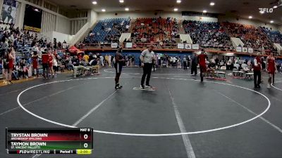 190 lbs Champ. Round 2 - Trystan Brown, Archbishop Spalding vs Taymon Brown, St. Vincent Pallotti
