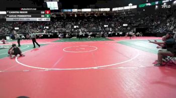 126 lbs Champ. Round 1 - Lucas Pemberton, Unattached vs Cashtin Resor, CAM2
