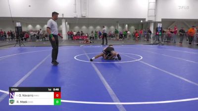 125 lbs C Of 16 #2 - Dedrick Navarro, Northwestern vs Ryan Meek, Ohio