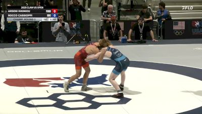 65 (2 of 3) Champ. Round 2 - Arseni Kikiniou, Poway Wrestling vs Rocco Cassioppi, Hononegah Wrestling Club