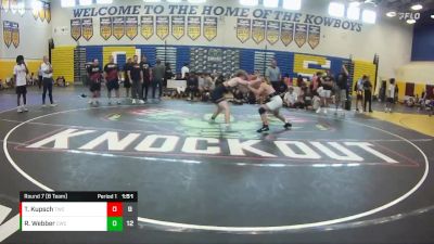120 lbs Round 7 (8 Team) - Rylan Webber, Claw WC vs Thomas Kupsch, Talon WC