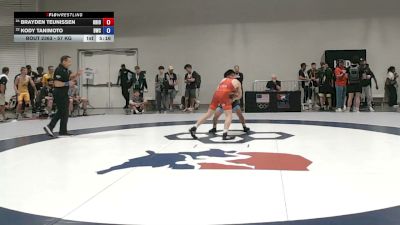 57 kg Cons. Rd Of 32 - Brayden Teunissen, Ohio vs Kody Tanimoto, Bison Wrestling Club