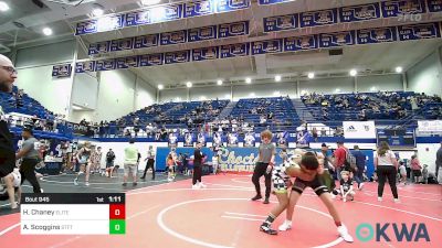 130 lbs Rr Rnd 4 - Hunter Chaney, Tuttle Elite Wrestling Club vs Aiden Scoggins, Standfast