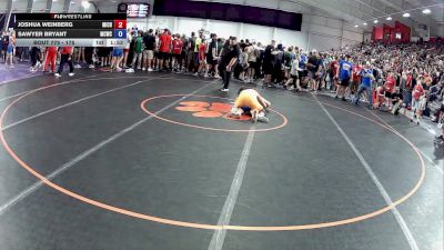 175 lbs Cons. Round 3 - Joshua Weinberg, Michigan vs Sawyer Bryant, Mercer County Wrestling Club