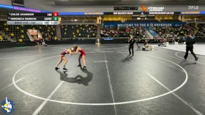 120 lbs 5th Place Match - Chloe Adamson, Linn-Mar vs Veronica Skibicki, Lockport (Twp.)