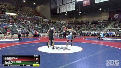 5A 144 lbs Quarterfinal - Alexis Moran, Sylvan Hills vs Isaac Pena-cook, Greenbrier