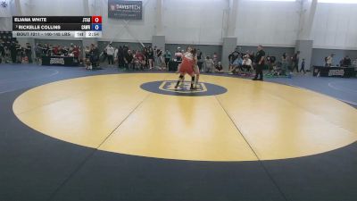 140-145 lbs Cons. Semis - Eliana White, JT Academy vs Rickelle Collins, Carbon Wrestling