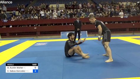 Brent Austin Walter vs Christian Sabas Gonzalez 2024 Pan IBJJF Jiu-Jitsu No-Gi Championship