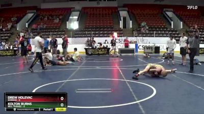 108 lbs Semis & 1st Wrestleback (8 Team) - Kolton Burns, Bell Trained vs Drew Holevac, BadBass