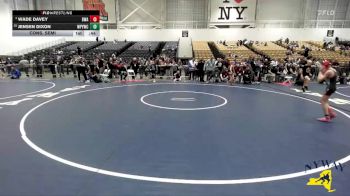 70 lbs Cons. Semi - Wade Davey, B2 Wrestling Academy vs Jensen Dixon, Whitney Point Youth Wrestling Club