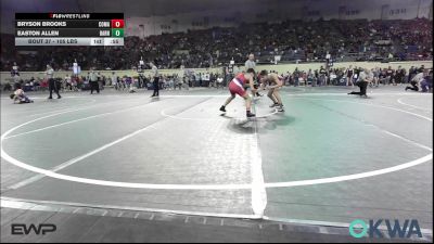 105 lbs Consi Of 16 #2 - Bryson Brooks, Comanche Takedown Club vs Easton Allen, Barnsdall Youth Wrestling