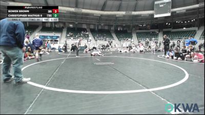 55 lbs Rr Rnd 3 - Bowen Brown, Shelton Wrestling Academy vs Christopher Waitkus II, TTWC Cream