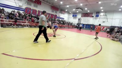 132 lbs Round 2 - Nathan Aguilar, Huntington Beach High School W vs Luis Reyes, Indio