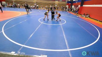 76 lbs 3rd Place - Easton Allen, Barnsdall Youth Wrestling vs Khloee Vargas, Broken Arrow Wrestling Club