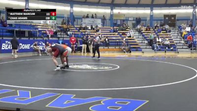 197 lbs Quarterfinal - Matthew Marcum, Labette Community College vs Chad Adams, Cowley College