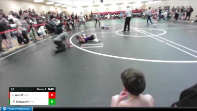 62 lbs Semifinal - Paxton Krawczyk, Anacortes Hawkeyes Wrestling Club vs Hunter Amell, Team Aggression Wrestling Club