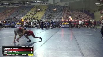 125 lbs Finals (2 Team) - Dominick Marre, Central vs Benyamin Kamali, Olivet