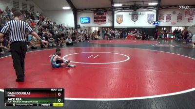 Bracket 11 lbs Semifinal - Dash Douglas, WBNDD vs Jack Rea, Fort Madison Wrestling Club