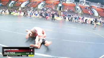 145 lbs Cons. Round 6 - Talon Maple, Zephyrhills Christian Academy vs Deacon MacNeill, BR