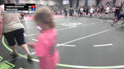 215 lbs 5th Place - Connor Armstrong, Georgia vs Milek Adams, Georgia