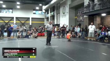 100 lbs Placement (4 Team) - Gable Hemann, Grand View WC vs Addisyn Darling, Nebraska Vipers Gold