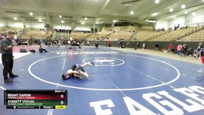 100 lbs Cons. Round 2 - Everett Voyles, Sumner County Wrestling Club vs Brant Damon, Warren County Pioneers