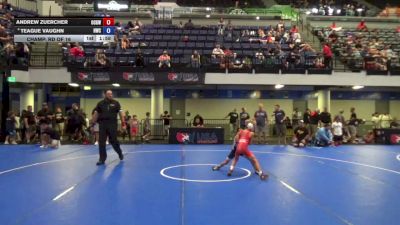 59 lbs Champ. Rd Of 16 - Andrew Zuercher, Ohio Crazy Goats Wrestling vs Teague Vaughn, Hawk Wrestling Club
