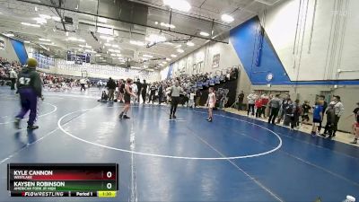 108 lbs Cons. Round 3 - Kyle Cannon, Westlake vs Kaysen Robinson, American Fork Jr High