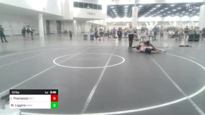 137 lbs Consi Of 16 #2 - Ian Thompson, No Team vs Waymond Liggins, Rancho Bernardo WC