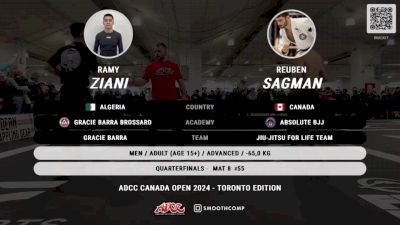 Ramy Ziani vs Reuben Sagman 2024 ADCC Toronto Open