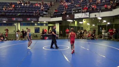 67 lbs Cons. Sub-quarters - Lukas Benedict, Sebolt Wrestling Academy vs Carter Vollmer, Team Donahoe Wrestling Club