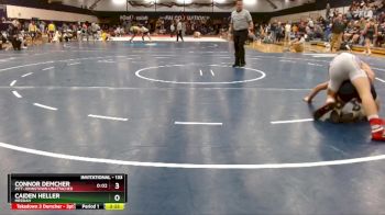 133 lbs Quarterfinal - Caiden Heller, Messiah vs Connor Demcher, Pitt-Johnstown Unattached