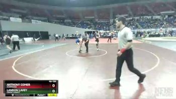4A-126 lbs Semifinal - Landon Lavey, Crook County vs Anthony Comer, Scappoose