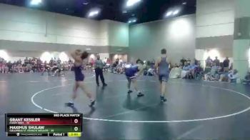 220 lbs Placement Matches (16 Team) - Maximus Shulaw, Columbus St. Francis DeSales vs Grant Kessler, Fuzzy Bees