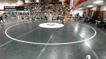 144 lbs Quarterfinal - Jacob Stirling, Thunder Basin vs William Wood, Cody