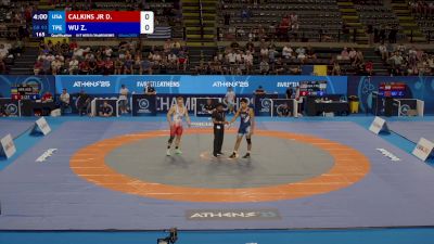 92 kg Qualif. - David Calkins Jr, United States vs Zong Wu, Taipei Chinese