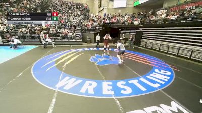 4A 285 lbs Champ. Round 1 - Caleb Patton, Pine View vs Carlos Rosas, Stansbury