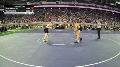 D2-132 lbs Quarterfinal - Joelan Coyer, Lakeshore HS vs Maxx Krug, De La Salle Collegiate