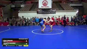 182 lbs Placement Matches (16 Team) - Cole Grigsby, SAWA vs Vicente Navarro, SDIKWA