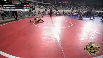 67 lbs Consi Of 4 - Kasen Shouse, Cowboy Wrestling Club vs Maddox Harris, Husky Wrestling Club