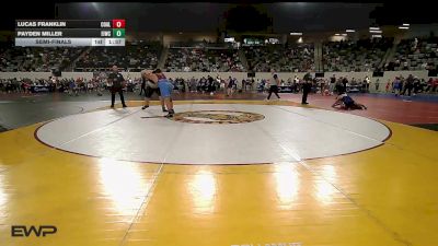 Semifinal - Lucas Franklin, Coalgate vs Payden Miller, Eufaula Ironheads Wrestling Club