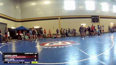 150 lbs Semifinal - Jayden Lewis, Midwest Regional Training Center vs Jack Davis, Contenders Wrestling Academy