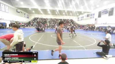 113 lbs Champ. Round 1 - David Gordon, Peninsula vs Joseph Cortez, Victor Villains Wrestling Club