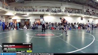 108 lbs Quarterfinal - Henry Prater, East Noble TUF vs Abel Richeson, Hybrid Wrestling Club