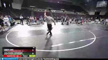 45 lbs Round 4 (10 Team) - Wolfgang Zimmerer, Black Fox Wrestling Academy vs Crew Linn, Pomona Elite/Wrecking Crew