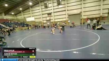 71 lbs Semis & Wb (16 Team) - Brax Wylie, Sanderson Wrestling Academy vs Korvin Bayles, Utah Black