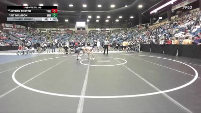 126 lbs Champ. Round 1 - Jayden Foster, Topeka-Seaman vs Jet Millison, Basehor-Linwood HS