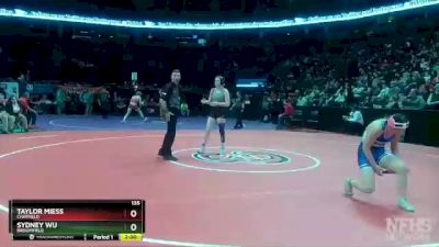 135 lbs Quarterfinal - Taylor Miess, Chatfield vs Sydney Wu, Broomfield