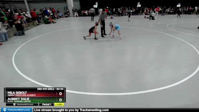 60-64 lbs Semifinal - Aubrey DAlie, B.A.M. Training Center vs Mila Sebolt, Sebolt Wrestling Academy